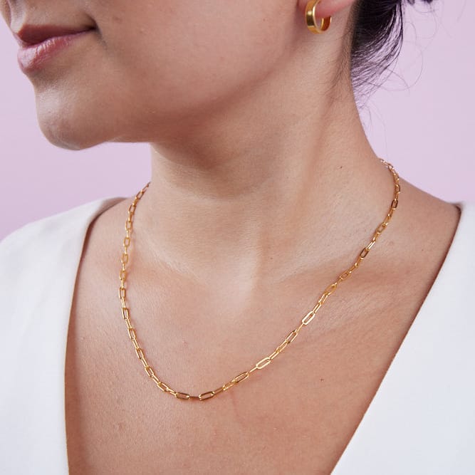 Goia COLLAR Cadena Gruesa 50 cm Gold