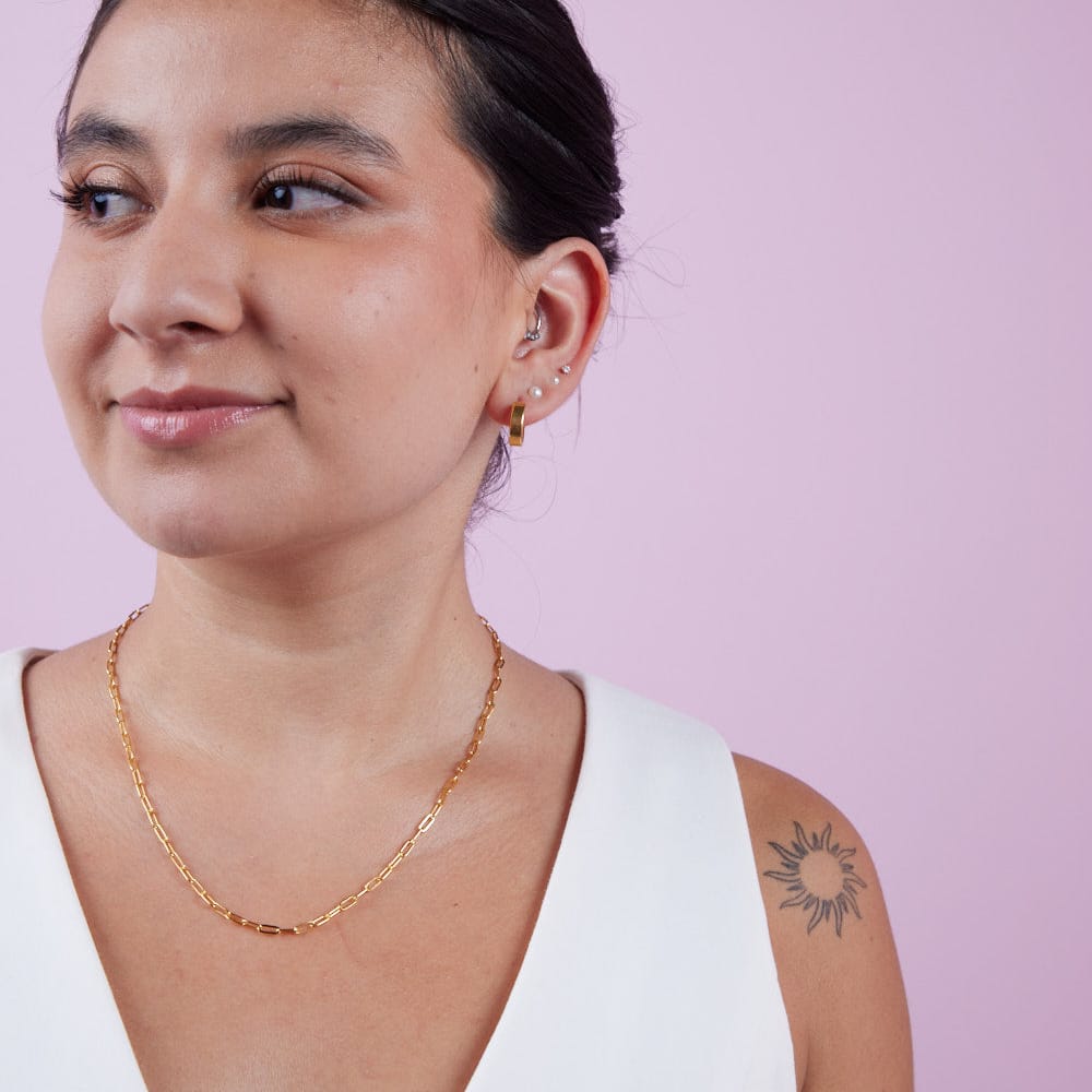 Goia COLLAR Cadena Gruesa 50 cm Gold