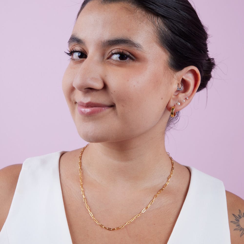 Goia COLLAR Cadena Gruesa 50 cm Gold