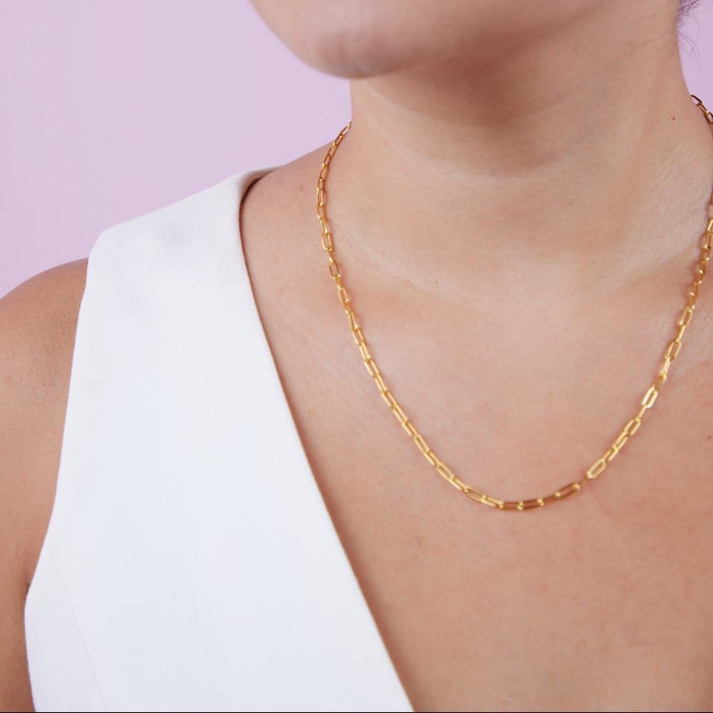 Goia COLLAR Cadena Gruesa 50 cm Gold