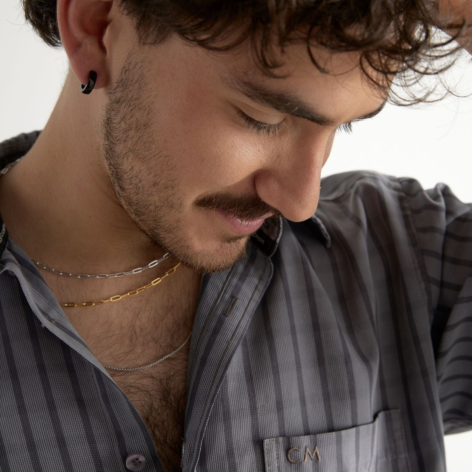 Goia COLLAR Cadena Unisex Gruesa 50 cm Gold