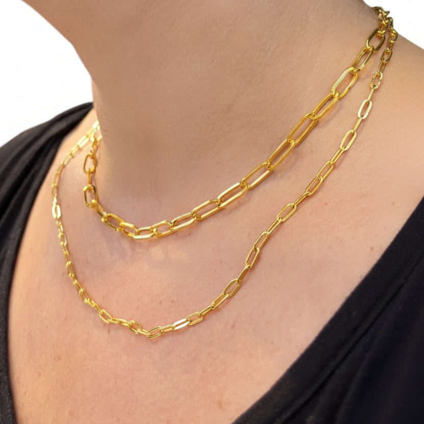 Goia COLLAR Cadena Unisex Gruesa 50 cm Gold