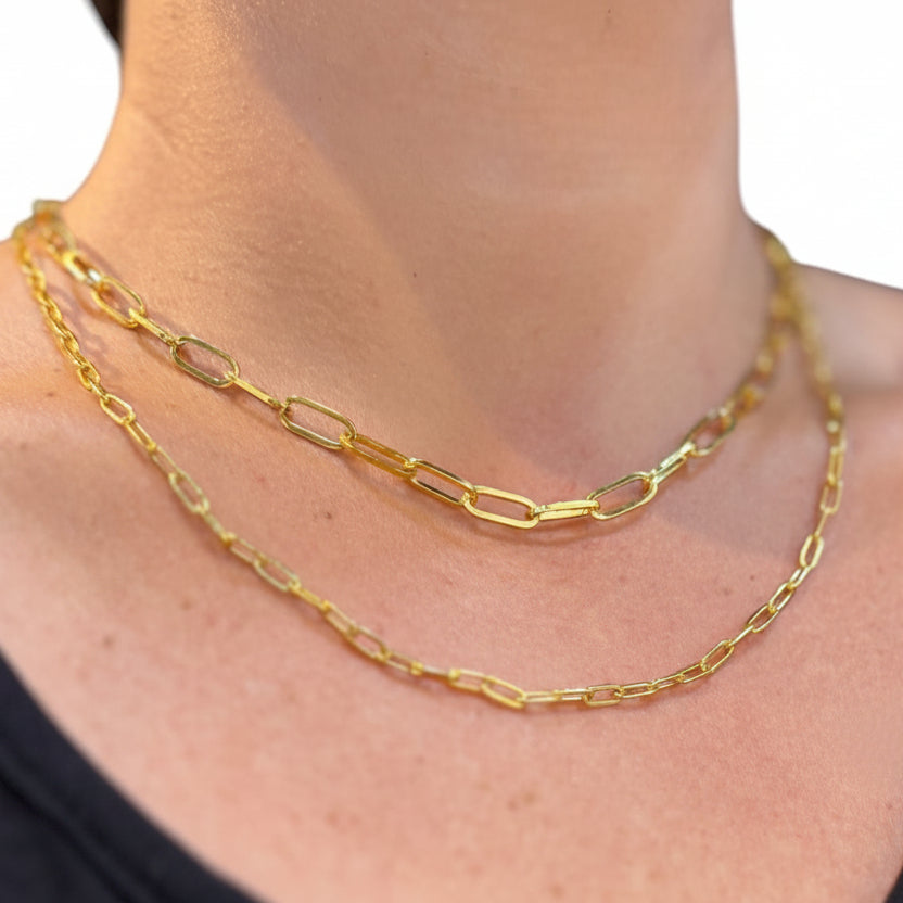 Goia COLLAR Cadena Unisex Gruesa 50 cm Gold