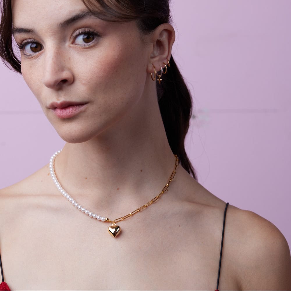 Goia COLLAR Collar Corazón Dual Gold