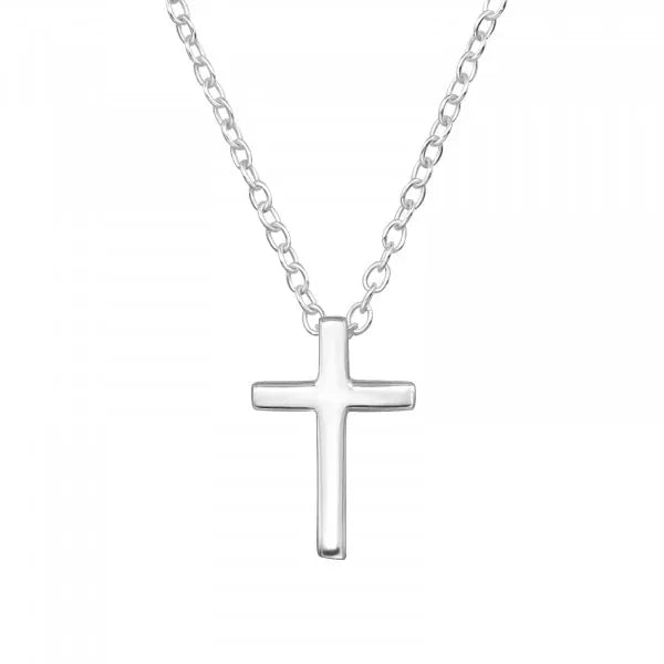 Goia Collar Collar Cruz Colgante plata