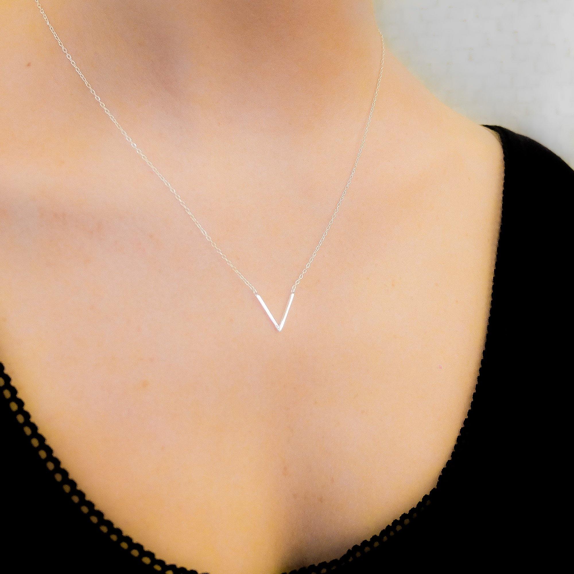 GOIA COLLAR Collar V Chica Silver