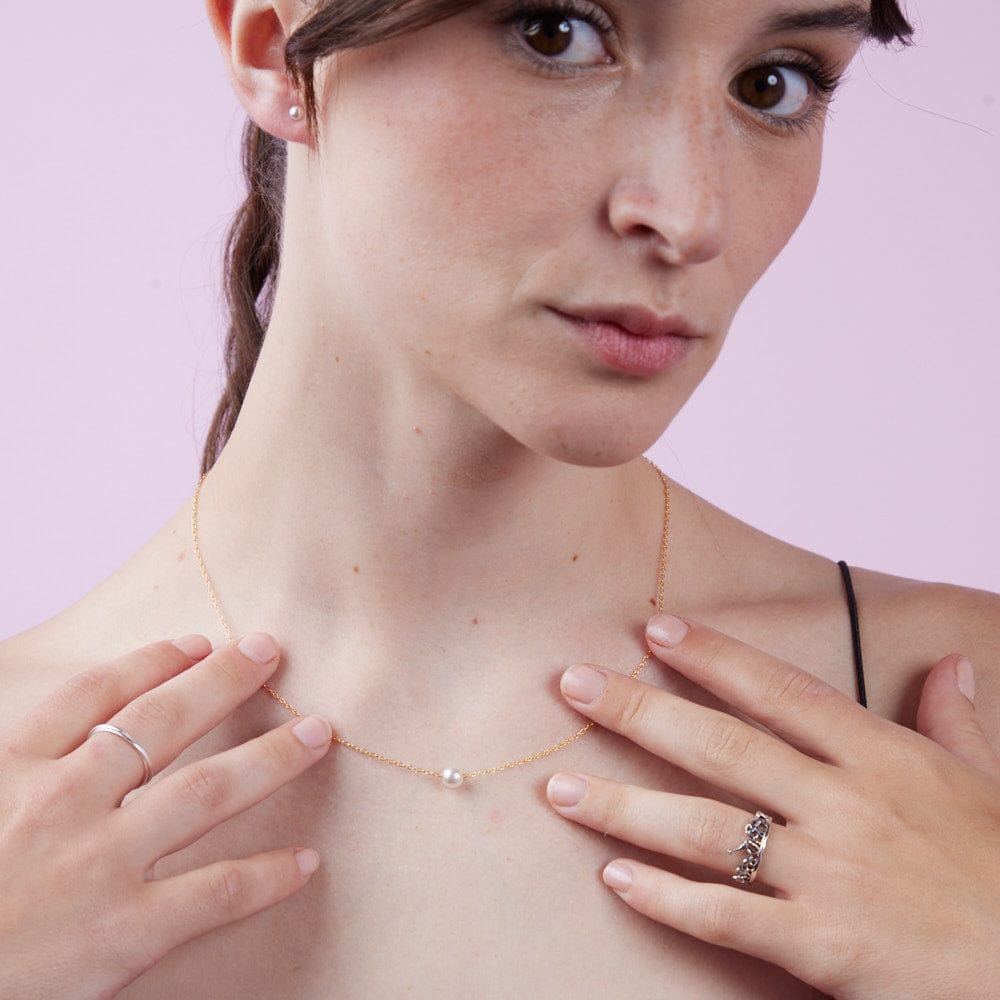 Goia pack de joyas Pack Perlas (Aritos + Collar) Gold