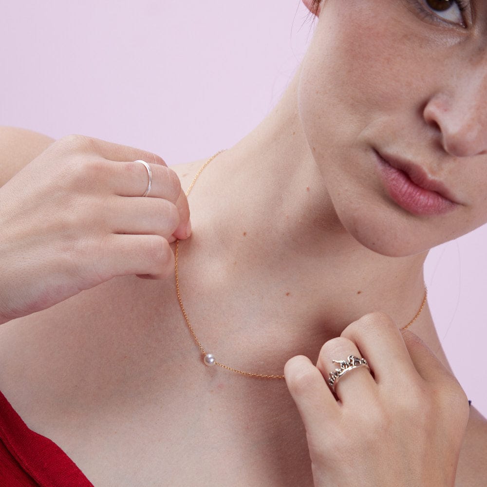 Goia pack de joyas Pack Perlas (Aritos + Collar) Gold
