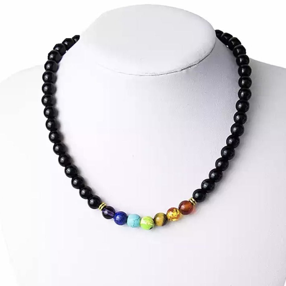 Collar piedras unisex 45 cm Colors