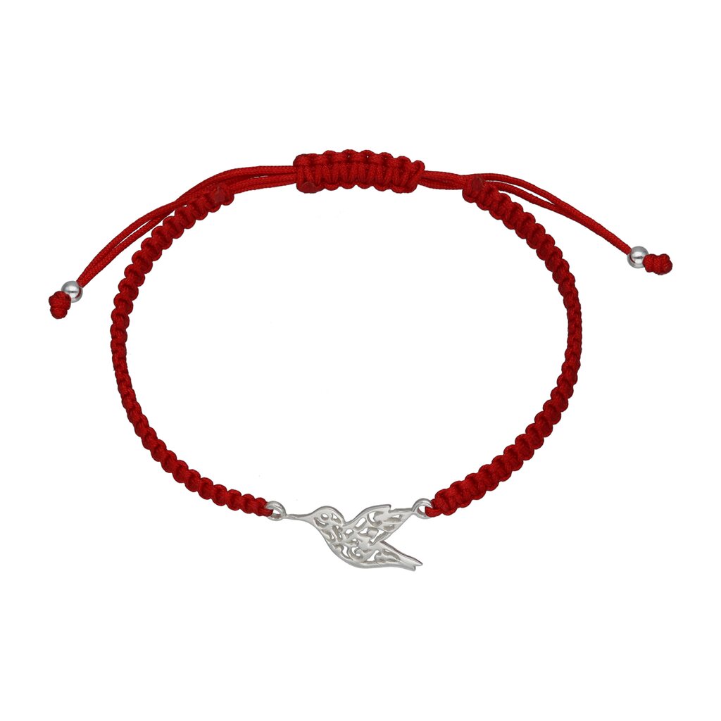 Pulsera Amuleto Colibrí Roja