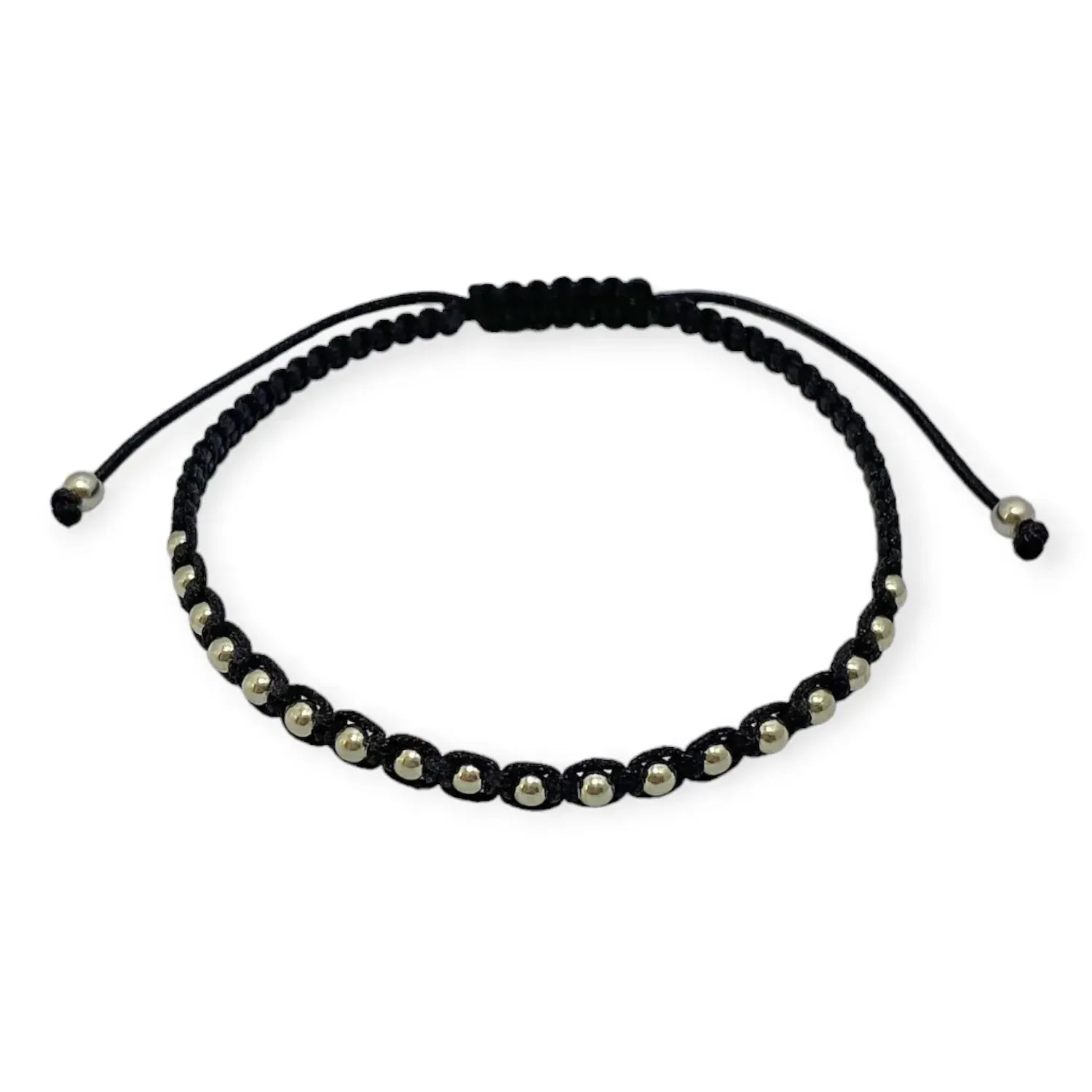 Goia PULSERA Pulsera Amuleto Bolitas Negra