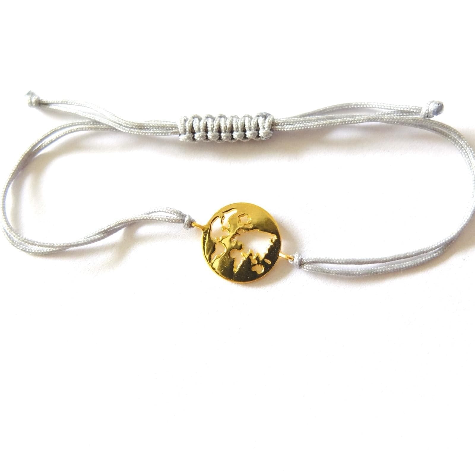 Pulsera Amuleto Mapamundi