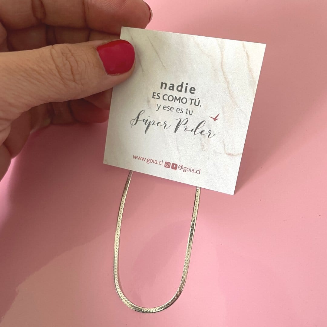 Goia PULSERA Pulsera Cinta Plata