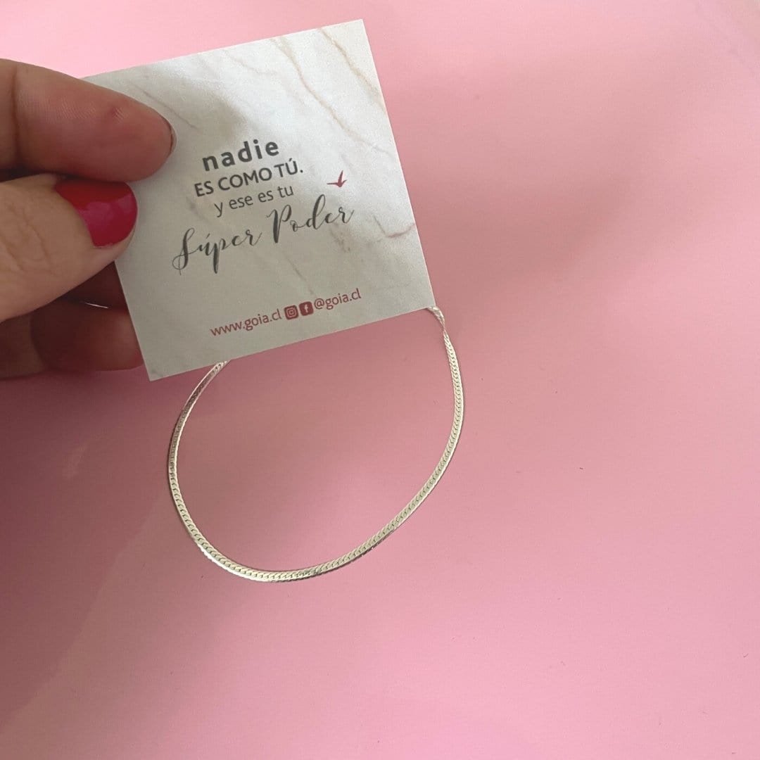 Goia PULSERA Pulsera Cinta Plata