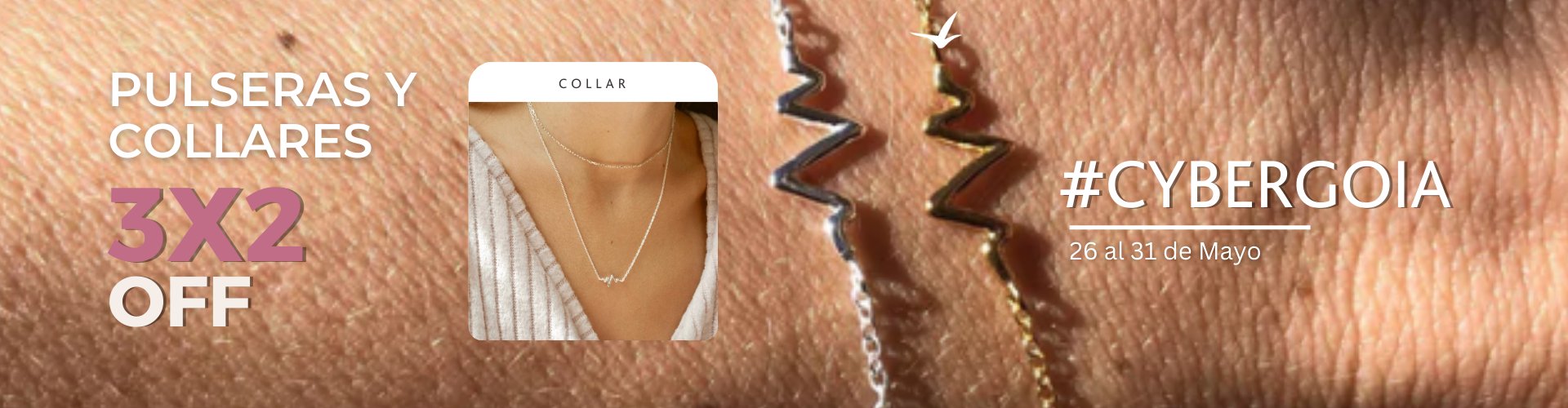 3 x 2 PULSERAS Y COLLARES
