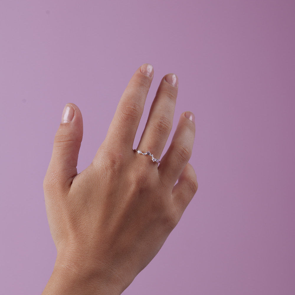 Anillo Piscis Plata
