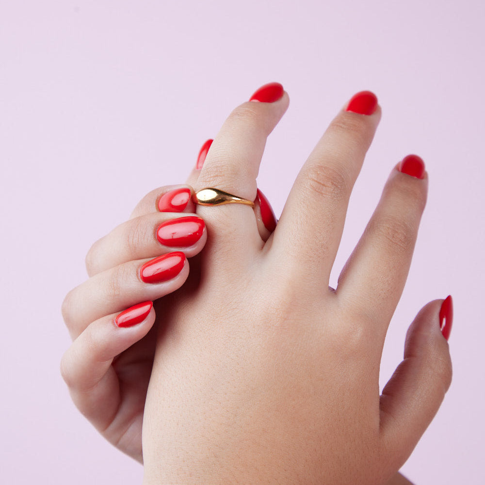 Anillo Almendra Gold T.19