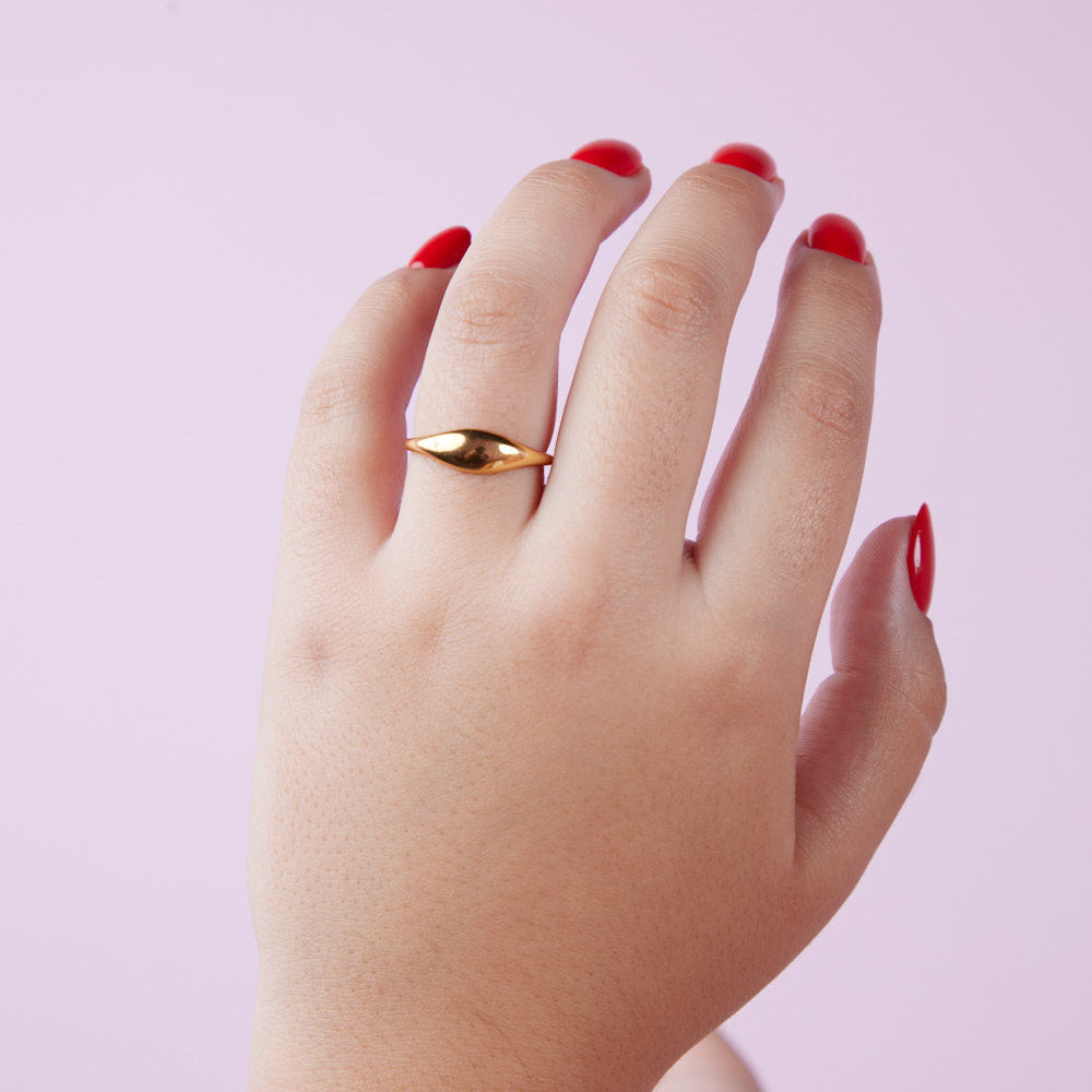 Anillo Almendra Gold T.19