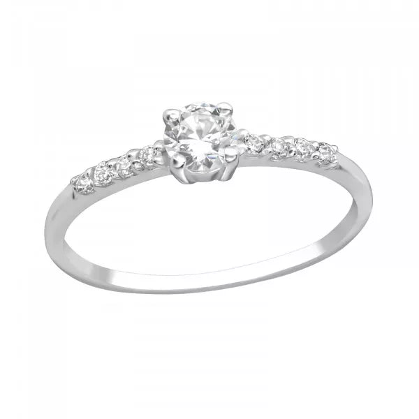 Anillo Solitario Circones plata V2.0