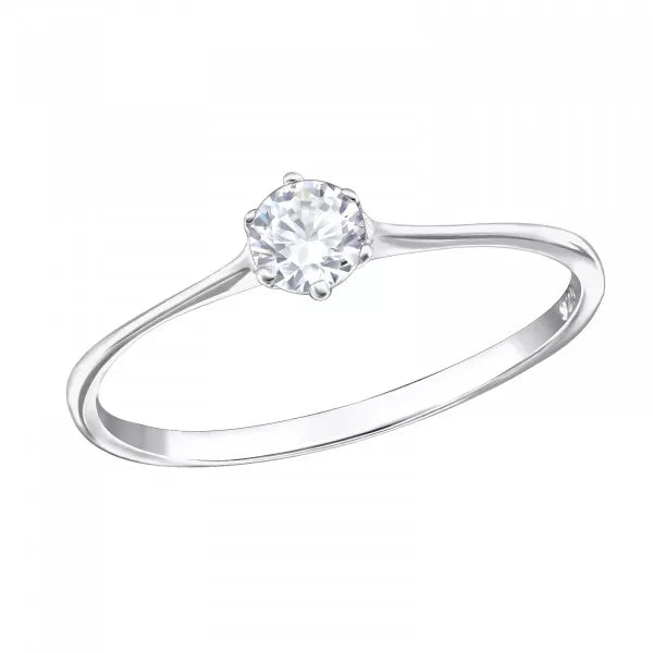 Anillo Solitario plata v2.0
