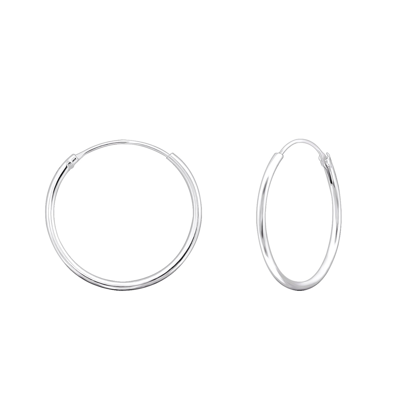 Aros Argolla 20 mm Plata