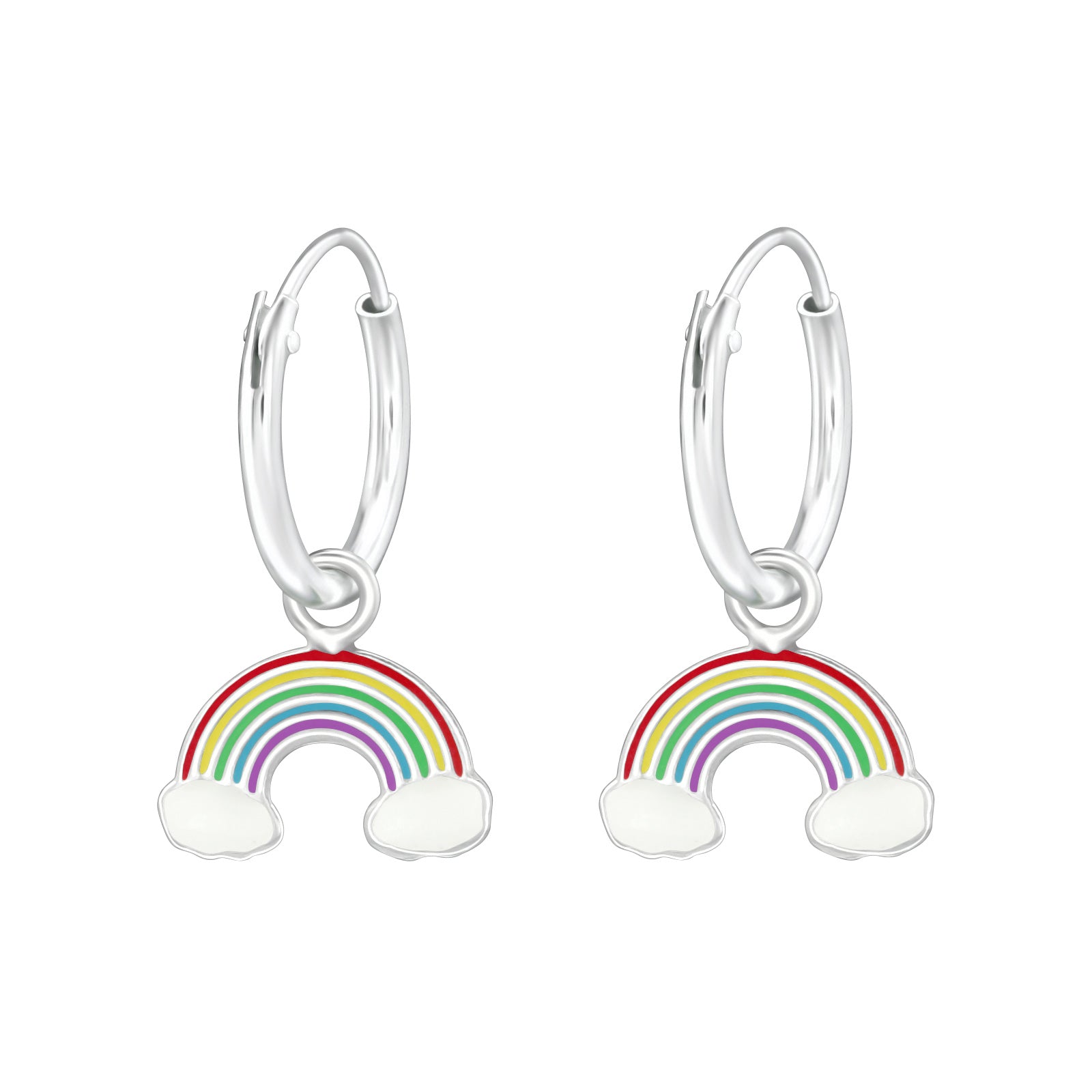 Aros Argolla Arcoiris Colgante