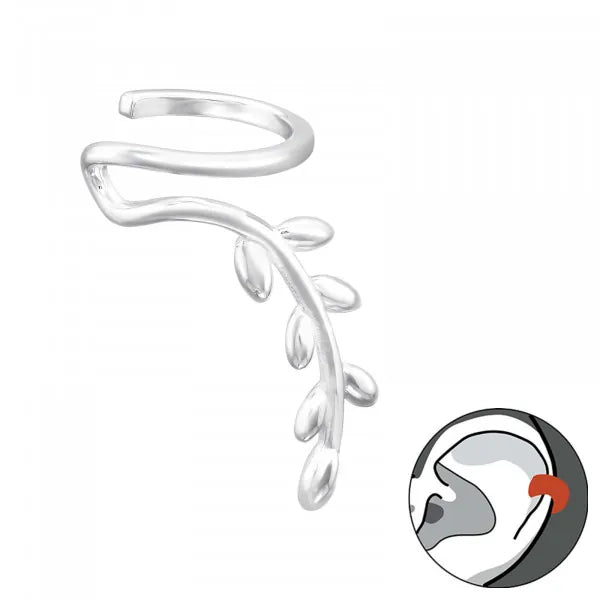 Goia AROS Cuff trepador Rama Plata