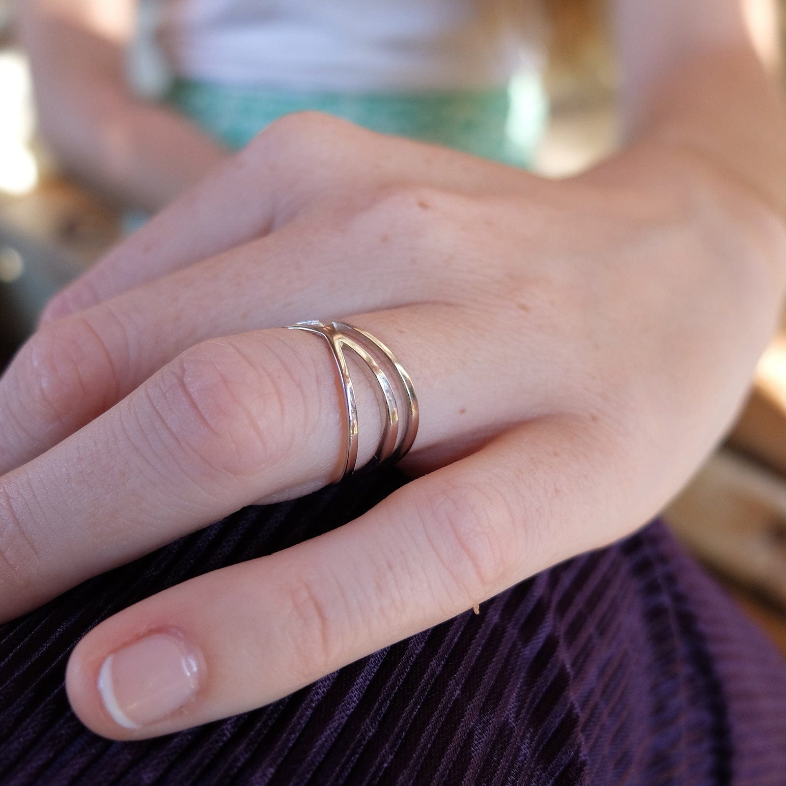 Anillo Entrelazado plata