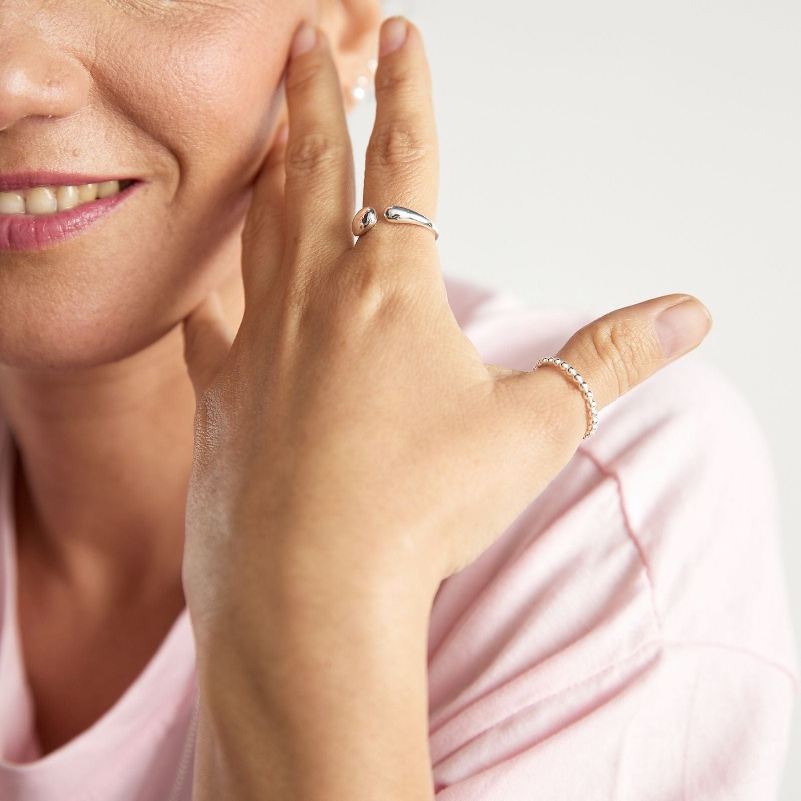 Goia ANILLO Anillo Gotas Silver