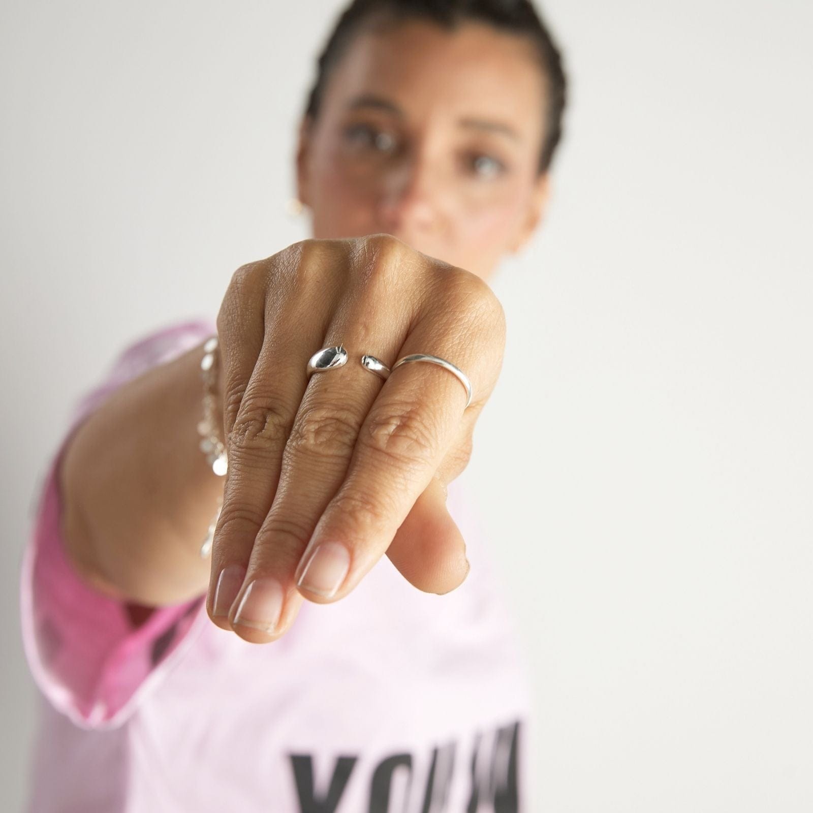 Goia ANILLO Anillo Gotas Silver