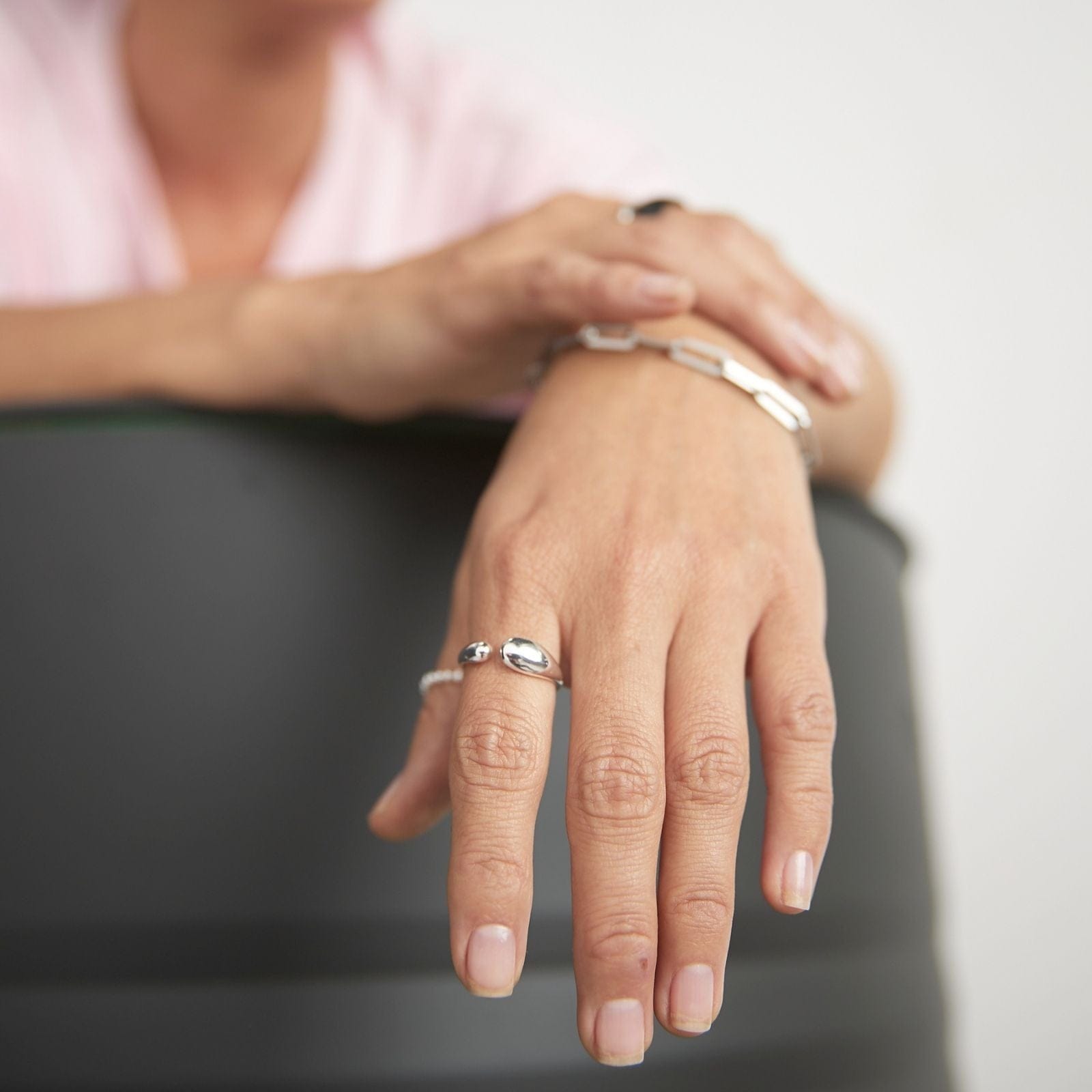 Goia ANILLO Anillo Gotas Silver