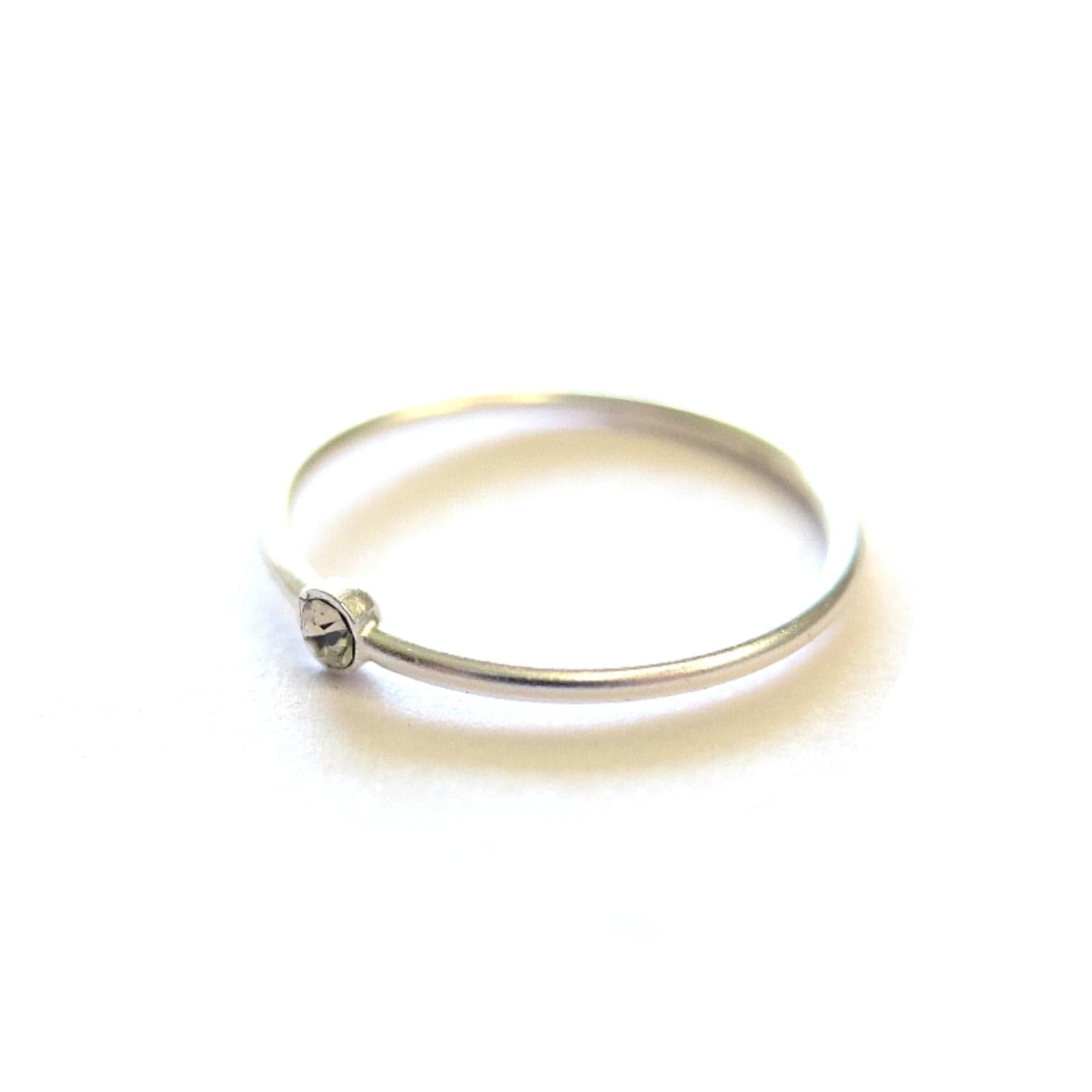 Anillo Midi Circón Plata