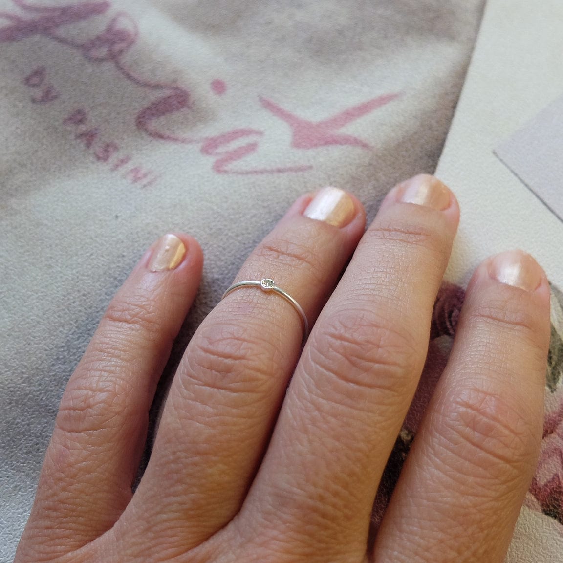 Goia ANILLO Anillo Midi Circón Plata