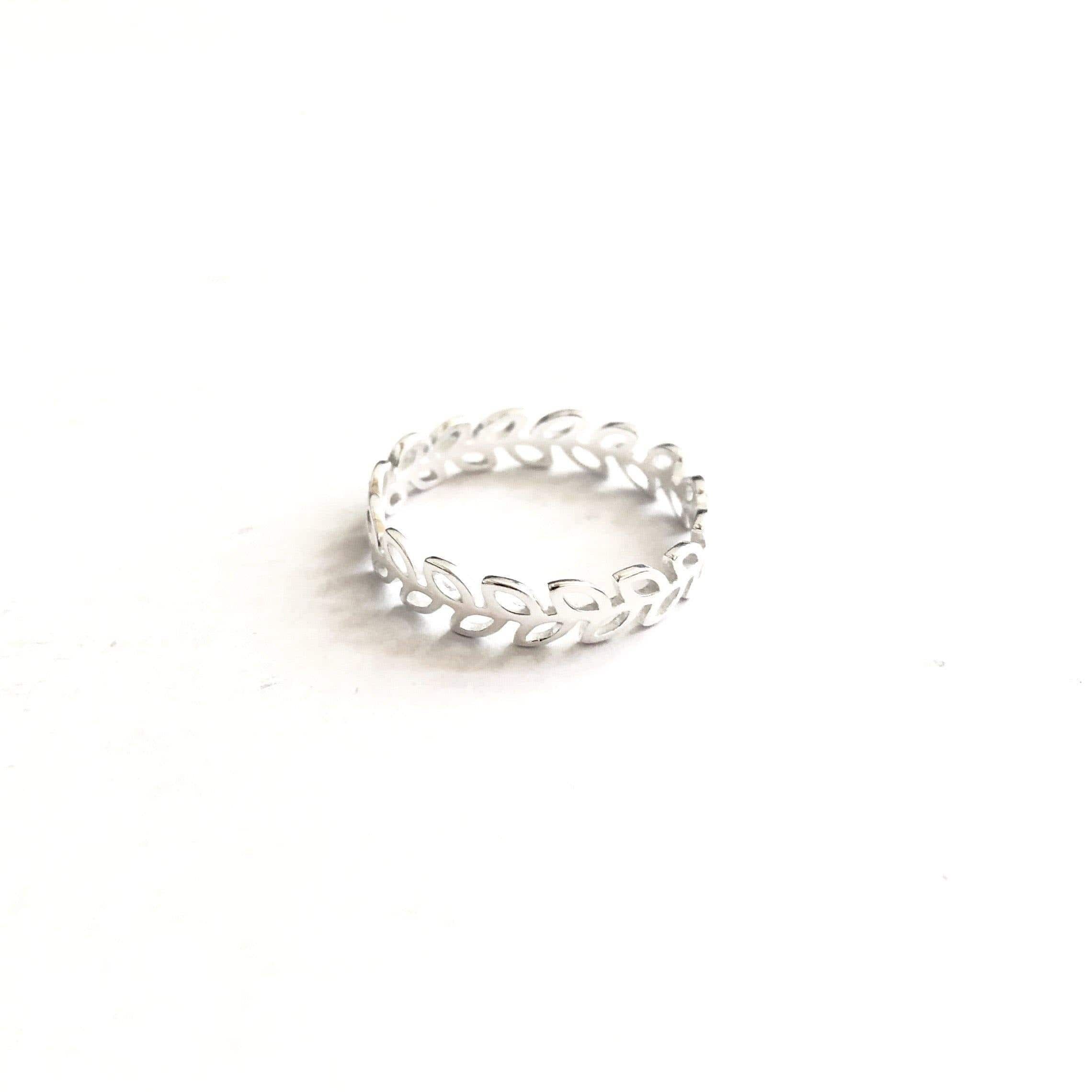 ANILLO RAMAS PLATA - Goia