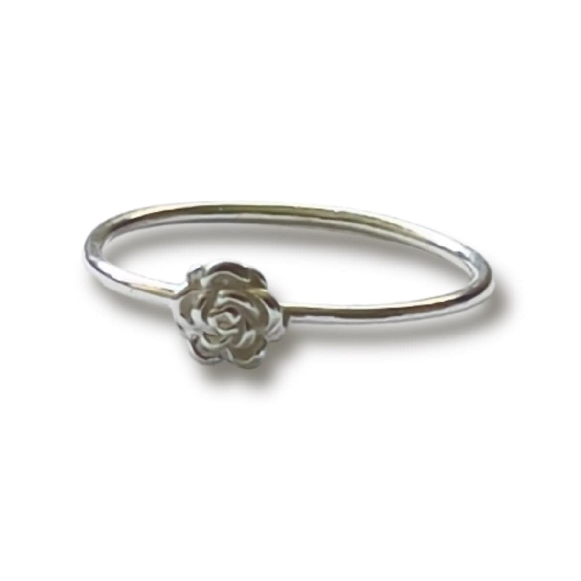 Anillo Rosa plata