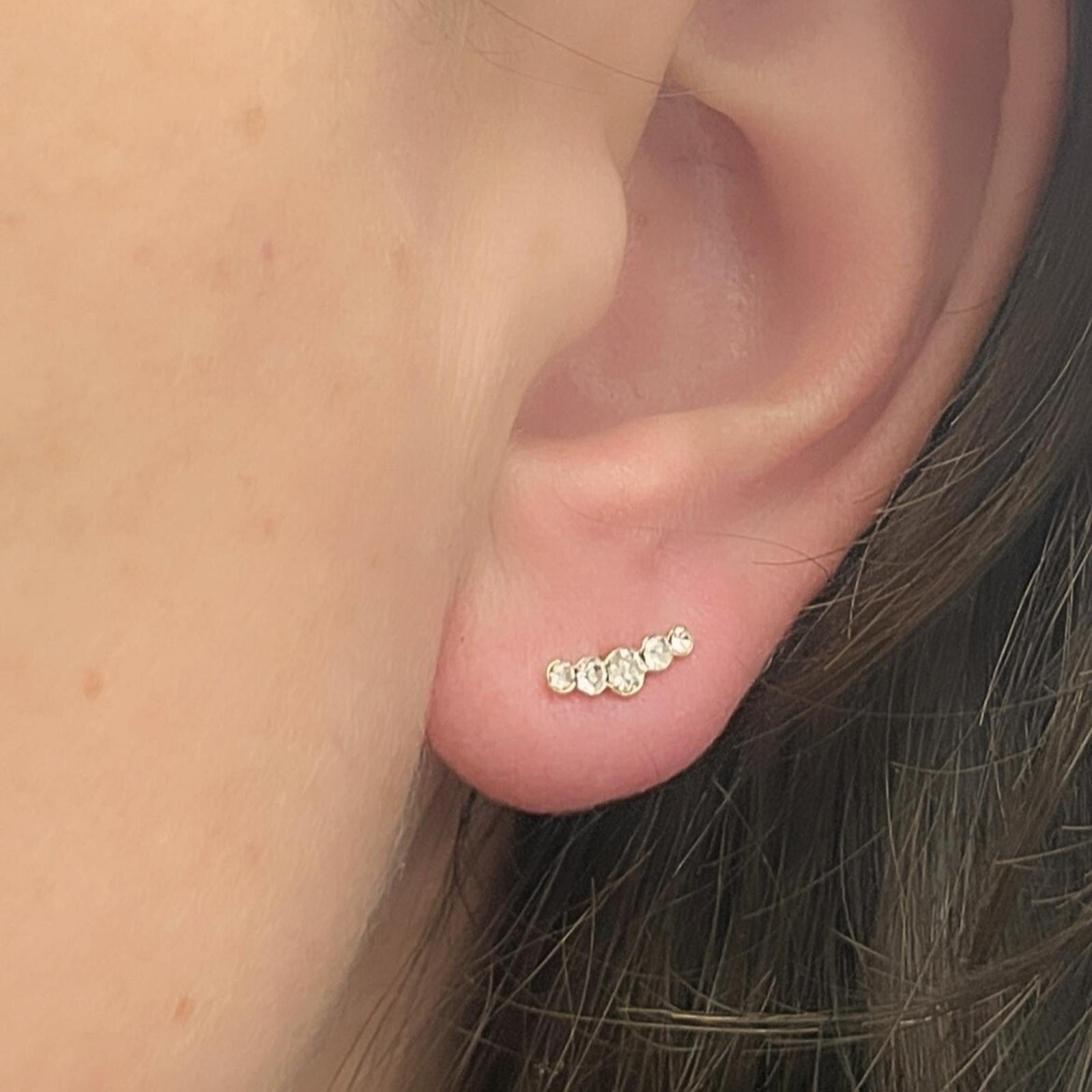 GOIA Aros Aritos 5 circones Gold