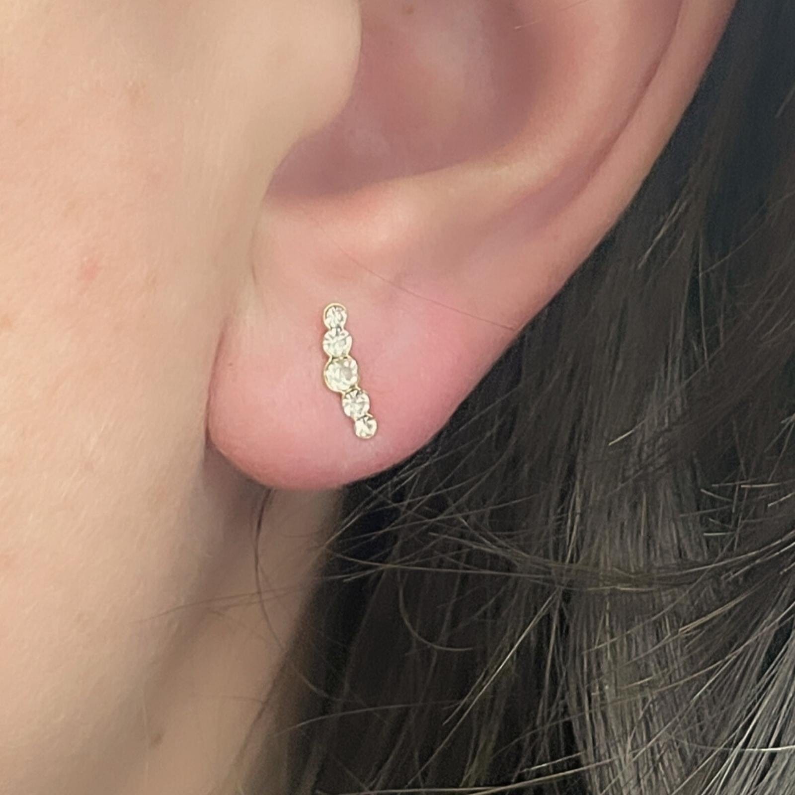 GOIA Aros Aritos 5 circones Gold