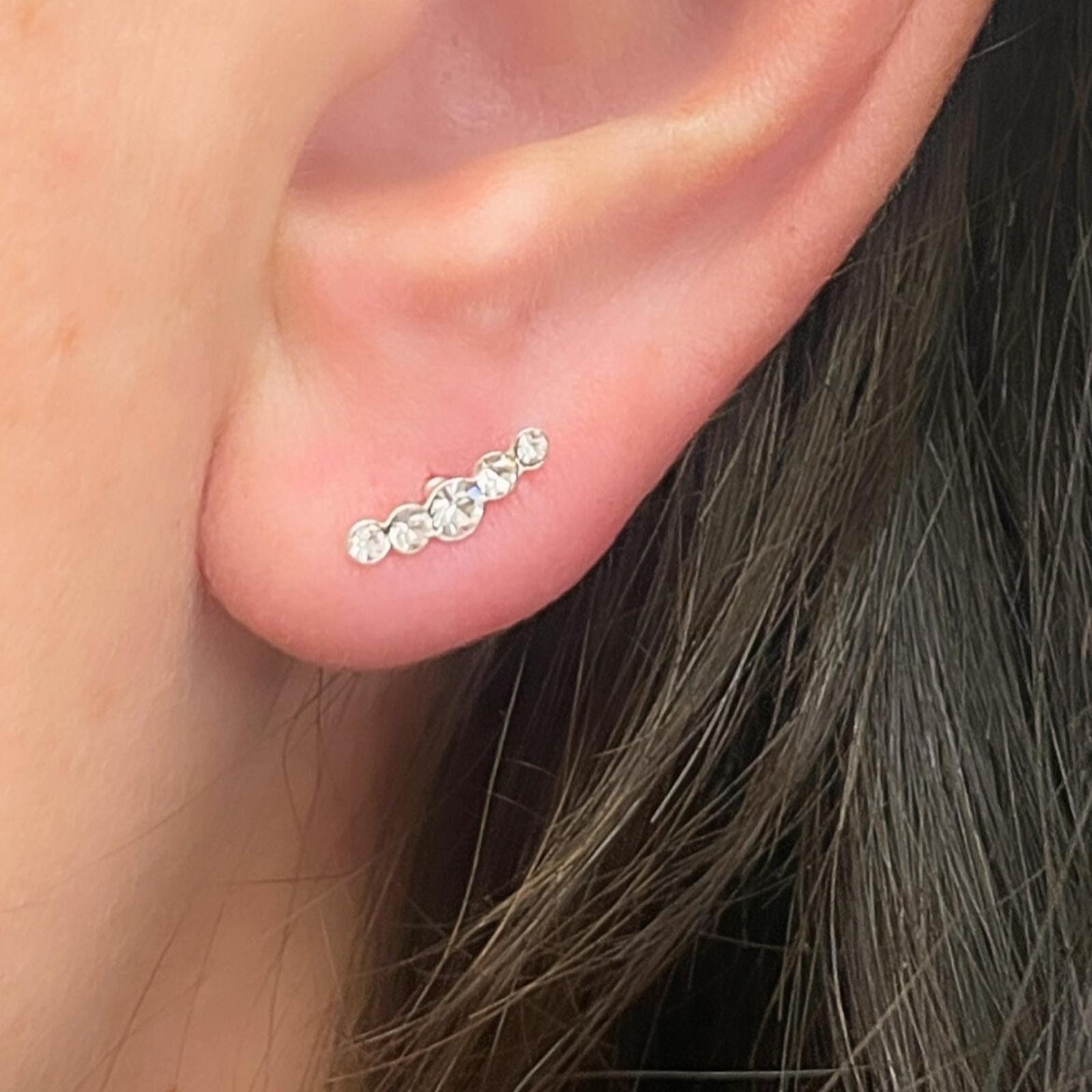 GOIA Aros Aritos 5 Circones Plata