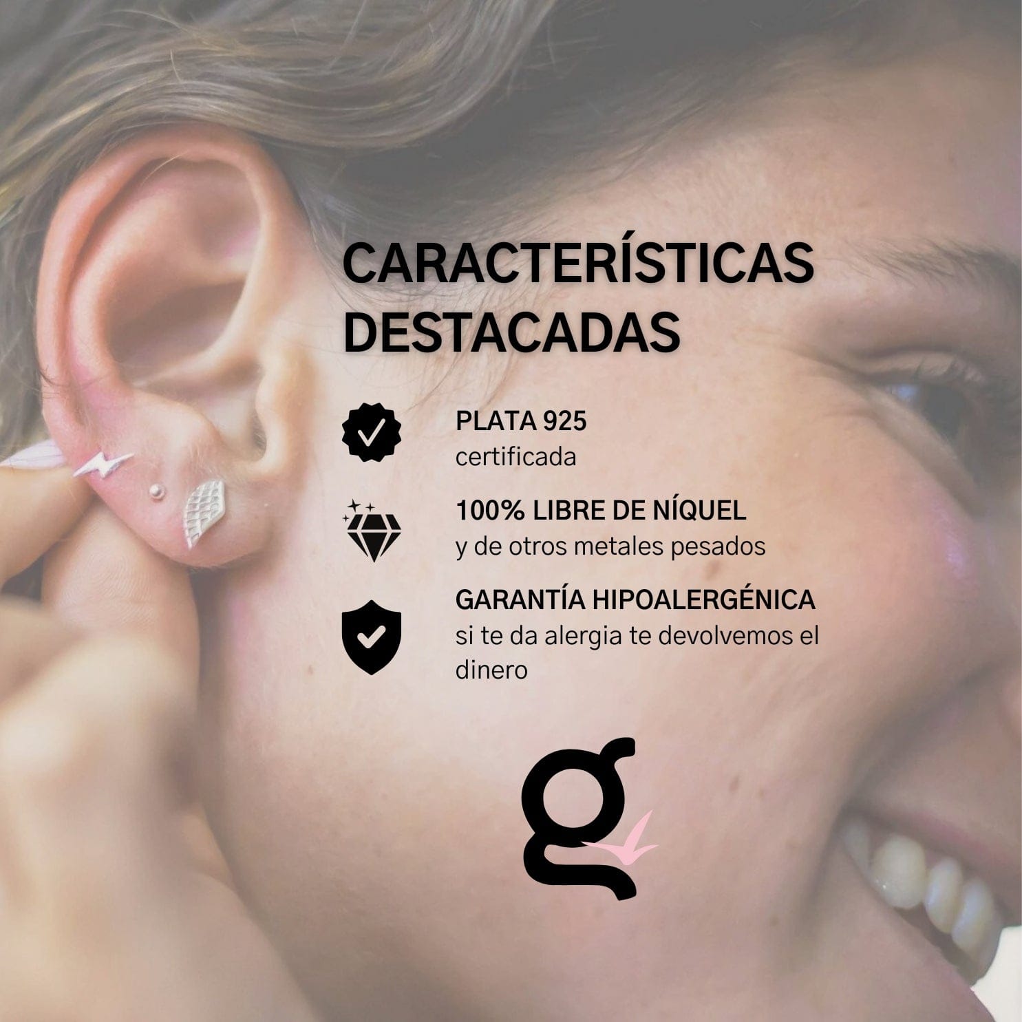 GOIA AROS Aros Ala plata