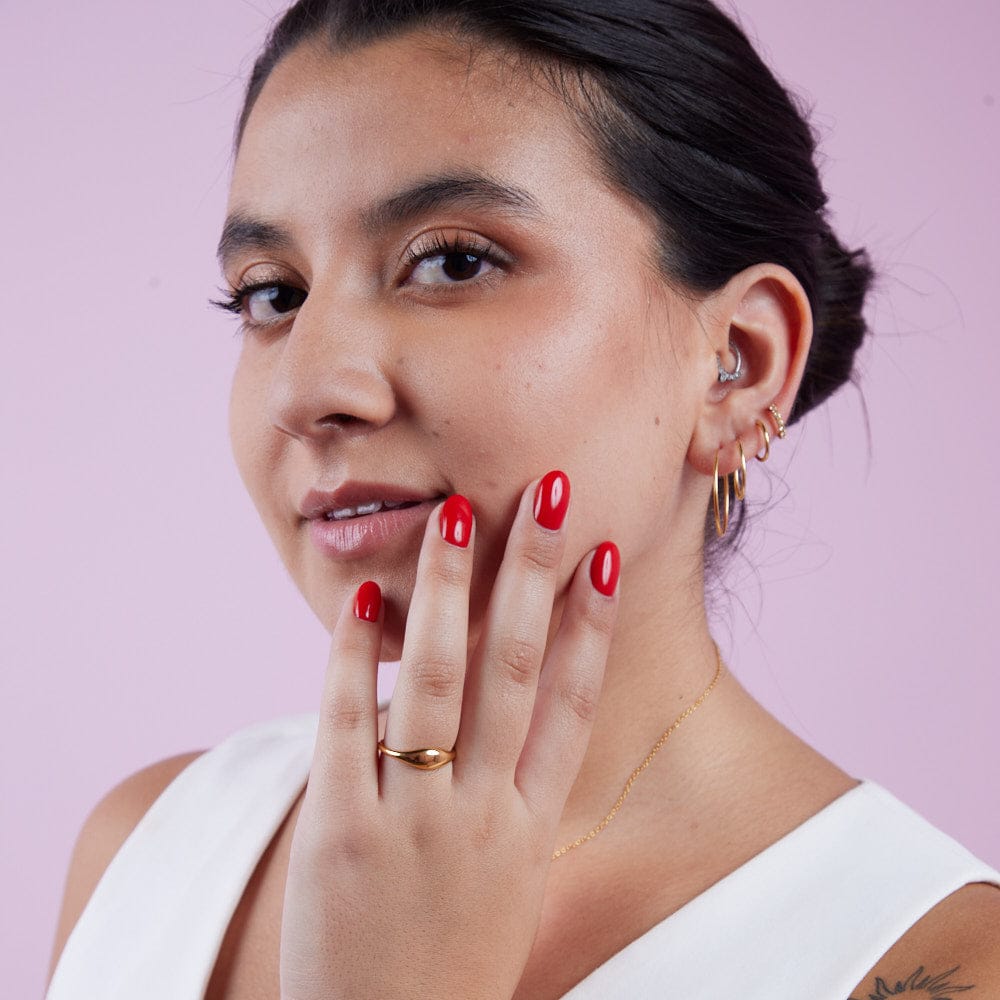 Goia AROS Aros argolla 12 mm gold