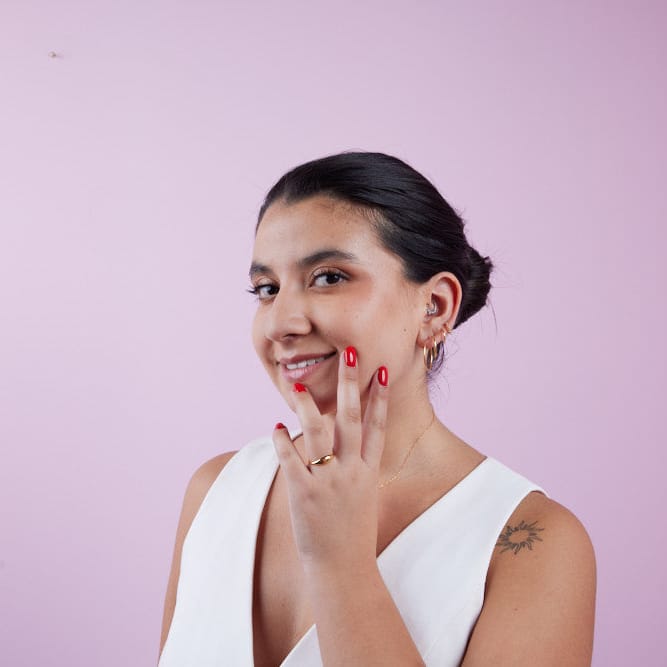 Goia AROS Aros argolla 12 mm gold