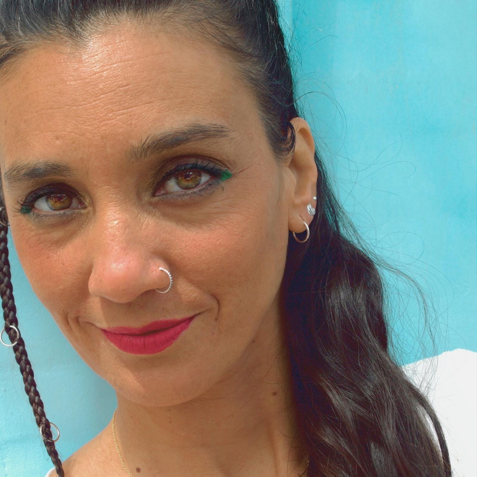 GOIA AROS Aros argolla 12 mm plata