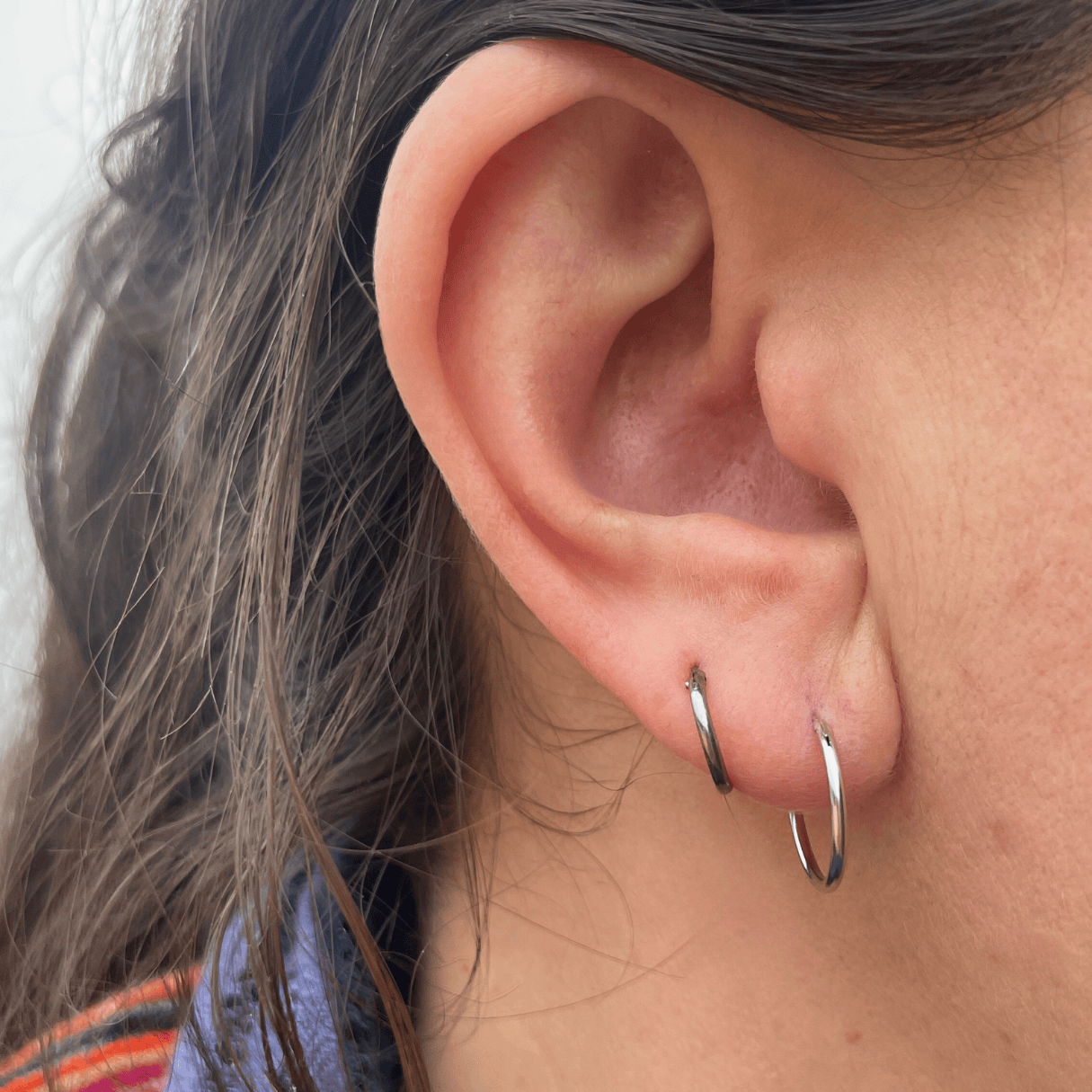 Goia AROS Aros argolla 14 mm plata