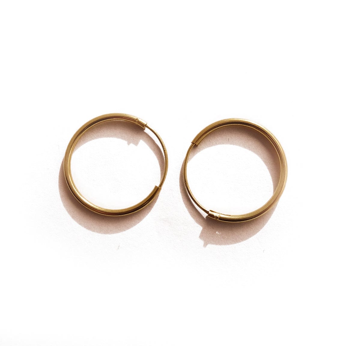 Aros Argolla 18 mm Gold