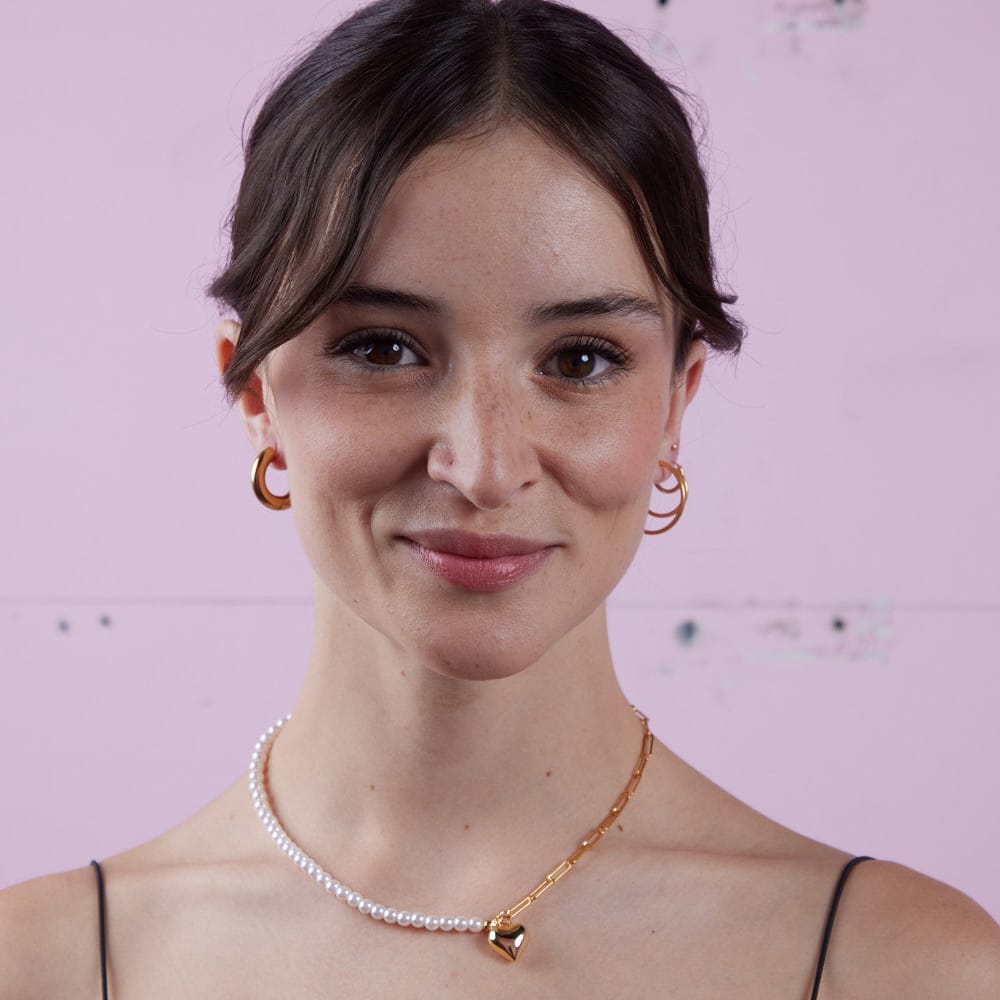 Goia AROS Aros Argolla Plana 14 mm gold