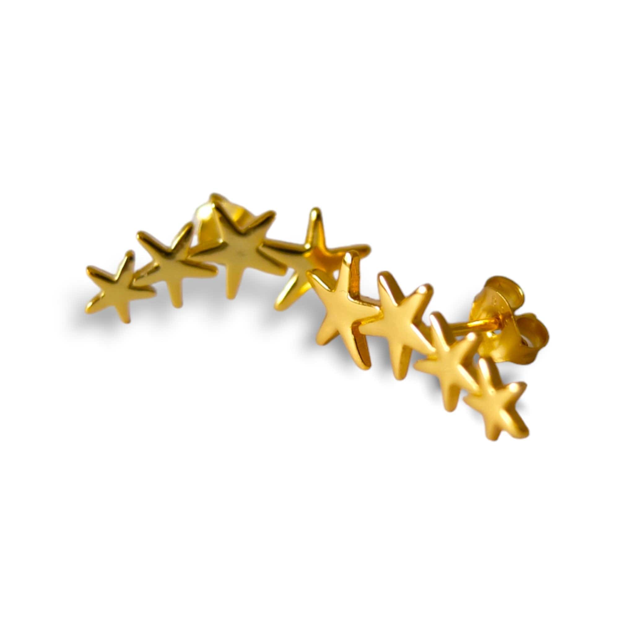 GOIA Aros Aros Estrella Símil Trepador Gold