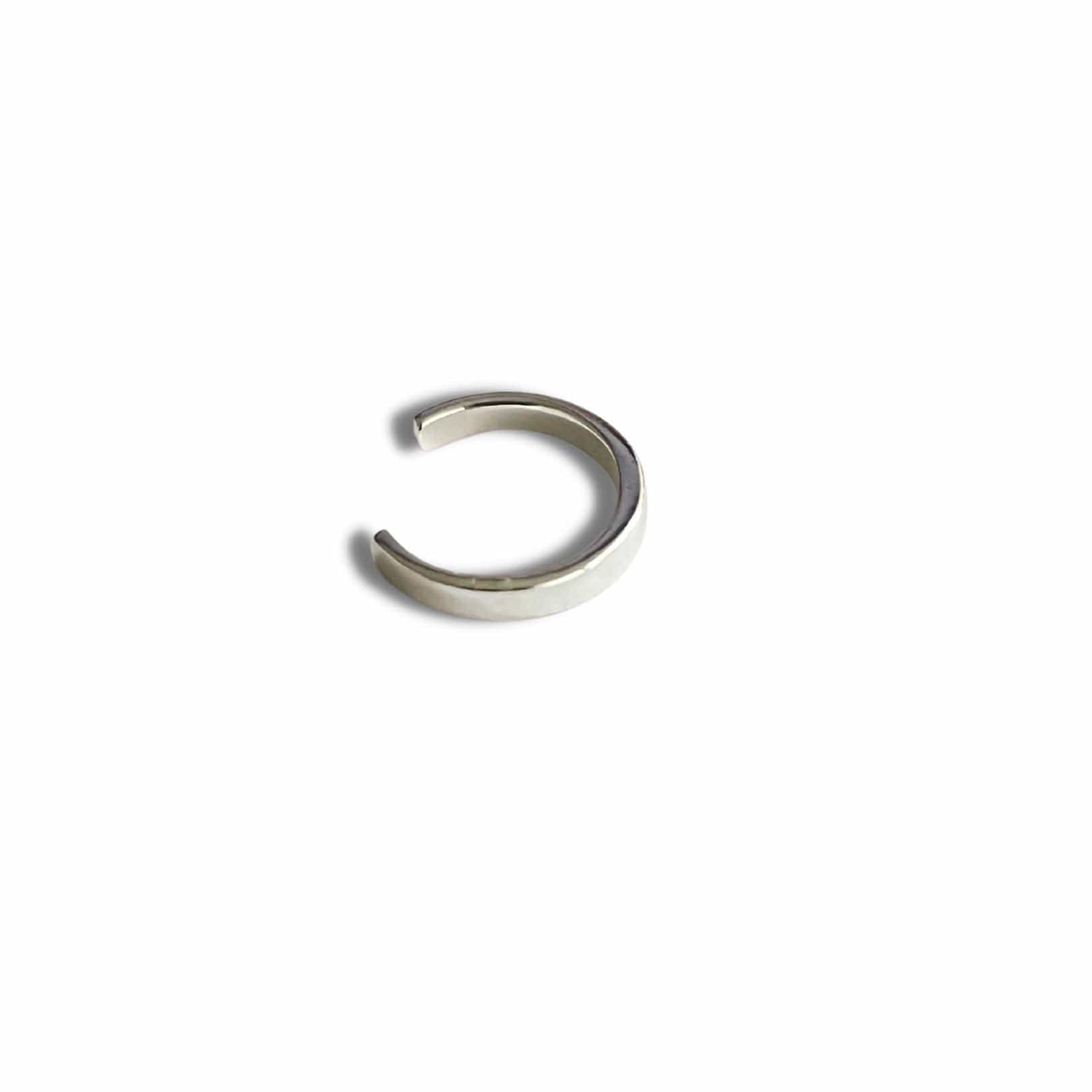 CUFF LISO 10 MM plata