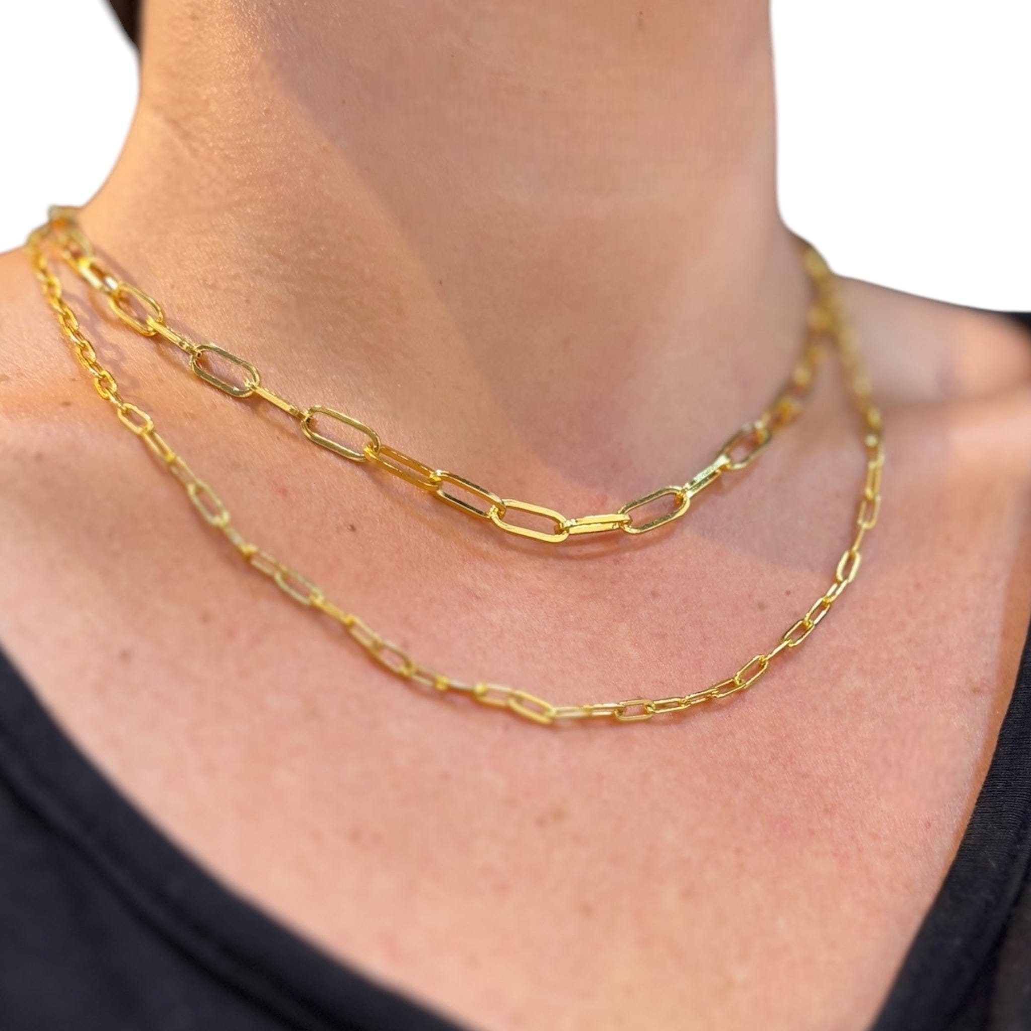 Goia Cadena Choker Cadena Gruesa Gold