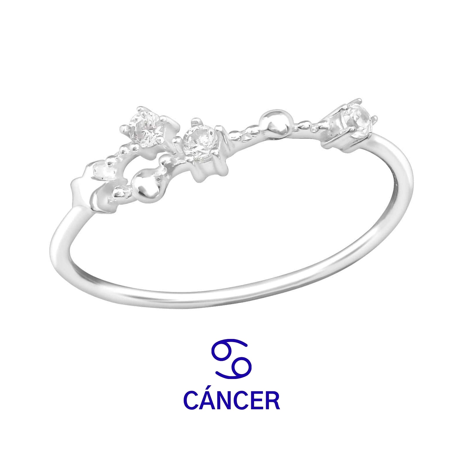 Anillo Cáncer Plata