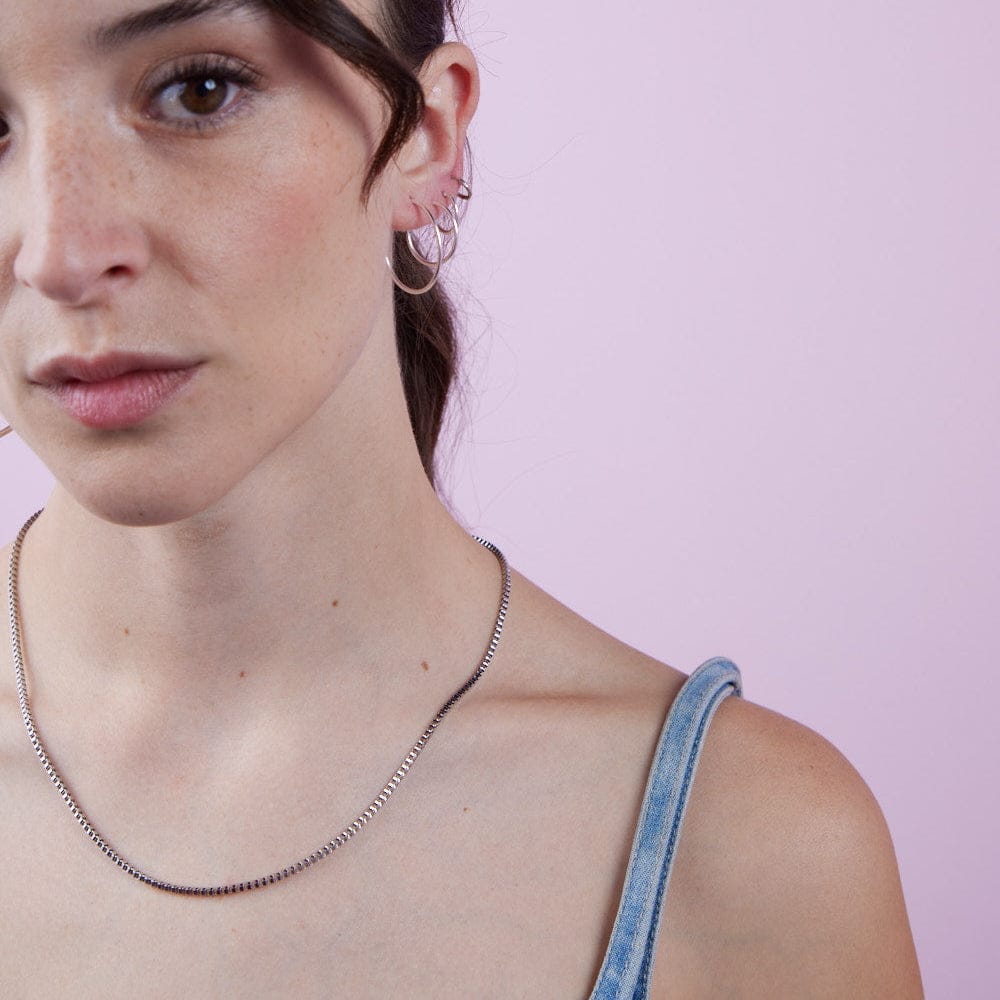 Goia Collar Cadena Caja 49,5 cm Acero